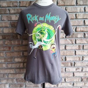 Rick & Morty Cotton Short Sleeve Graphic Print T-shirt.